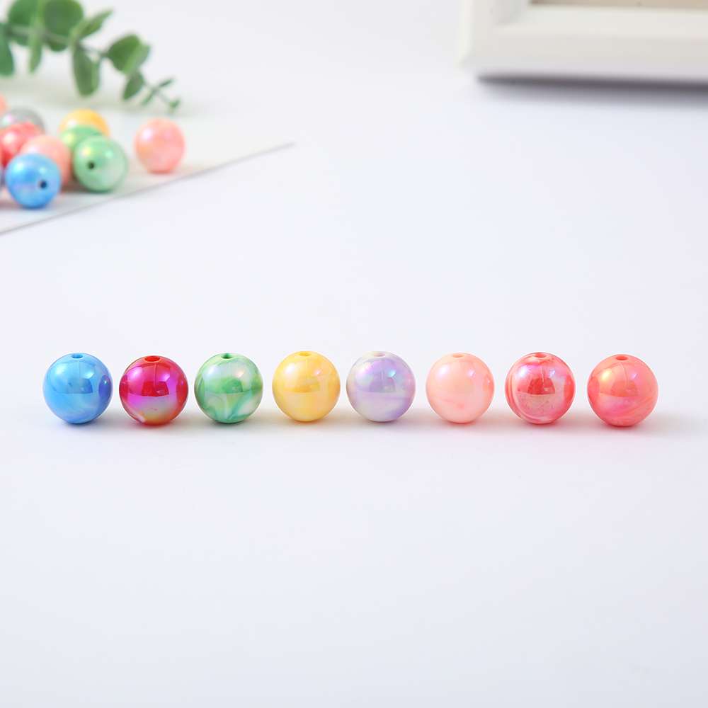 New Alpine double dispersion beads 16mm acrylic beads diy beaded material mobile phone bracelet accessories