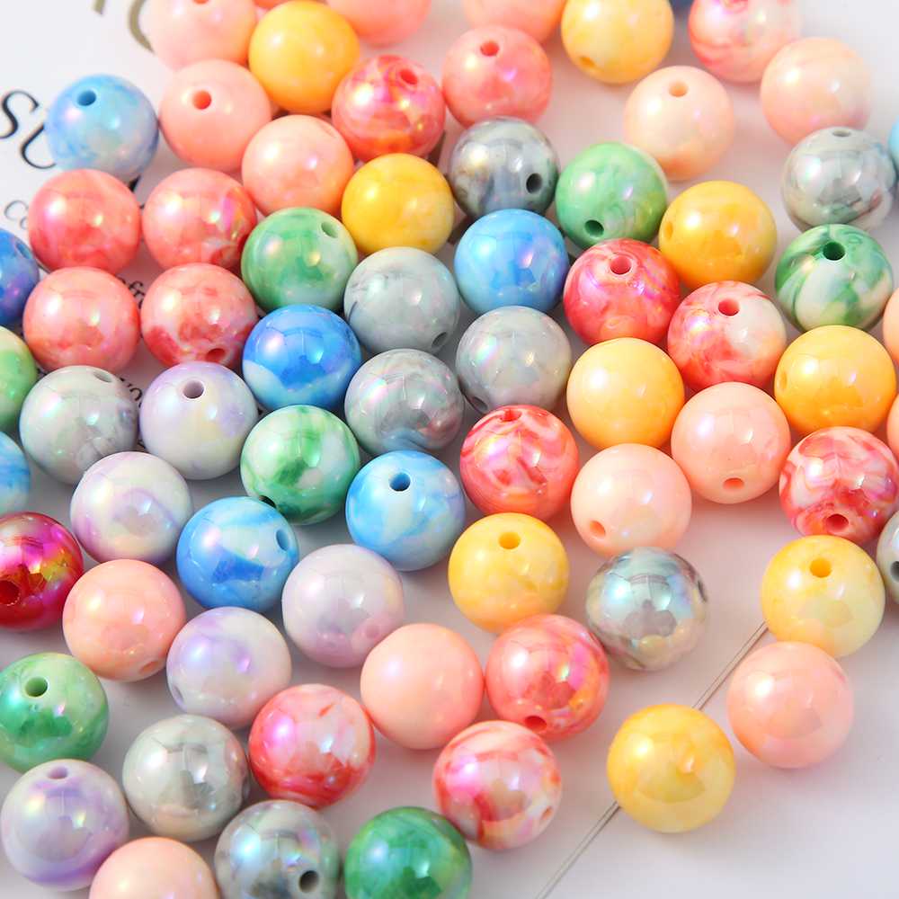 New Alpine double dispersion beads 16mm acrylic beads diy beaded material mobile phone bracelet accessories