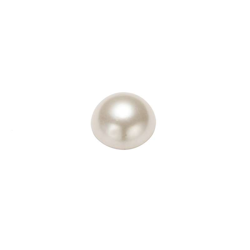 ABS flat bottom imitation pearl semi - round pearl non - porous half - face beads diy nail patch accessories wholesale