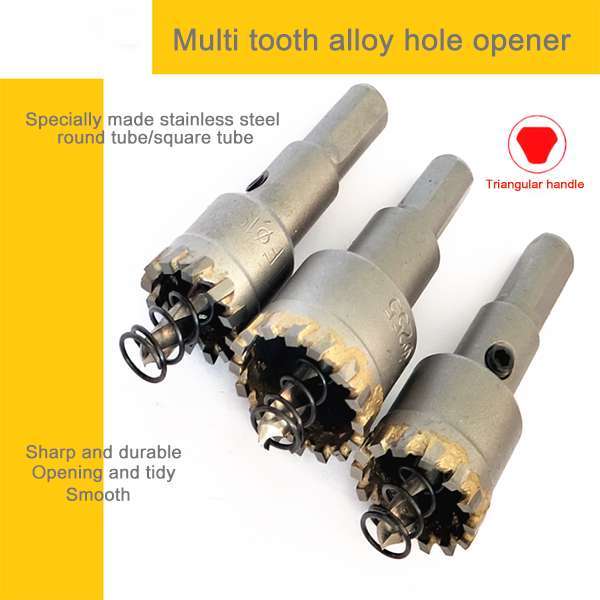 Multi tooth alloy hole opener