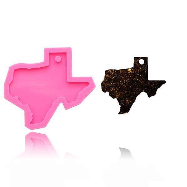 52 States of United States Map Silicone Molds To Make Crafts with Epoxy , Resin Casting Mould for Epoxy Jewellery Making