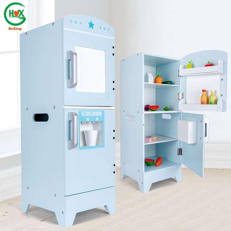 Nordic simple blue refrigerator