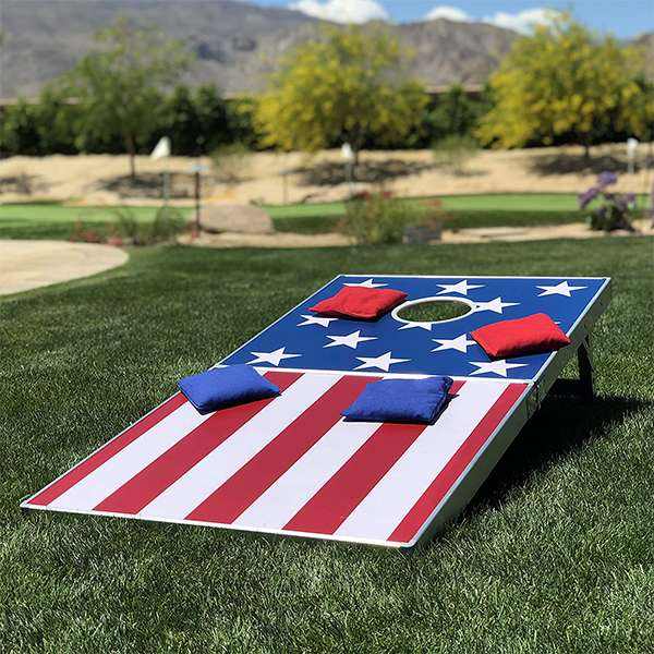 Fabo Wood Bean Bag Toss Game Set Customizaation-Great for all ages