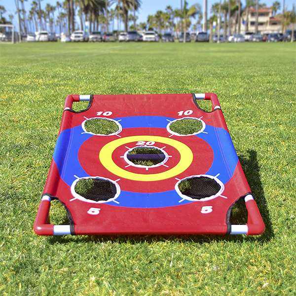 Fabo Collapsible Portable Corn Hole Boards with 8 Cornhole Bean Bags (3 x 2-feet)